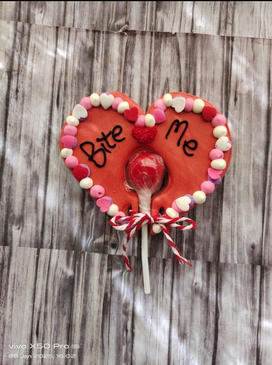 Bite me lolly